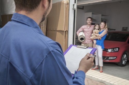 Local van service supporting a flat move in Finsbury Park