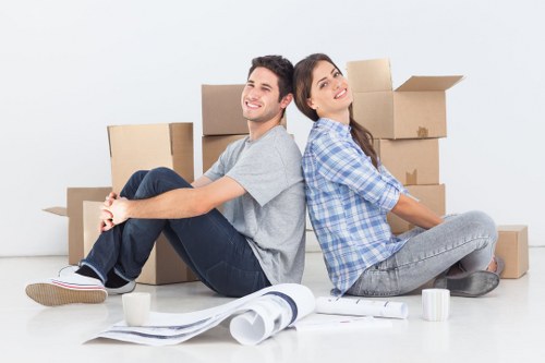 Careful loading of furniture during a Finsbury Park house move
