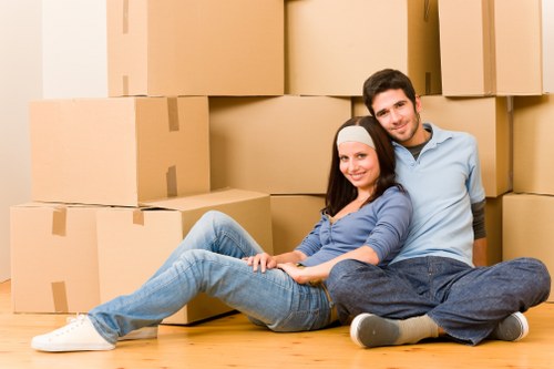 Commercial relocation with office equipment and storage