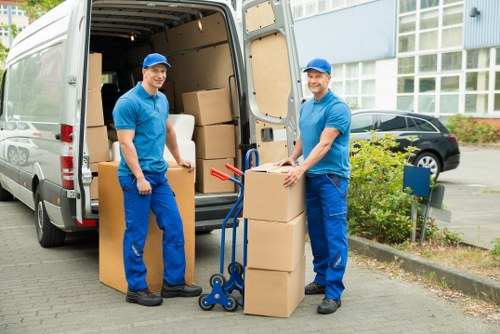 Secure item delivery using a man with van in Finsbury Park