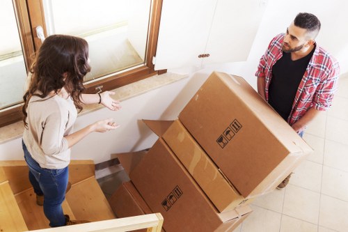 Local moving truck service handling household items in Finsbury Park