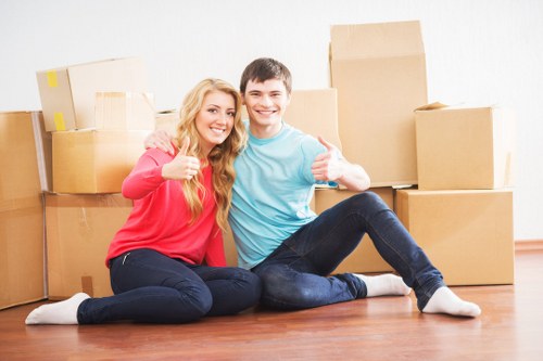 Furniture protection during a flat move in Finsbury Park